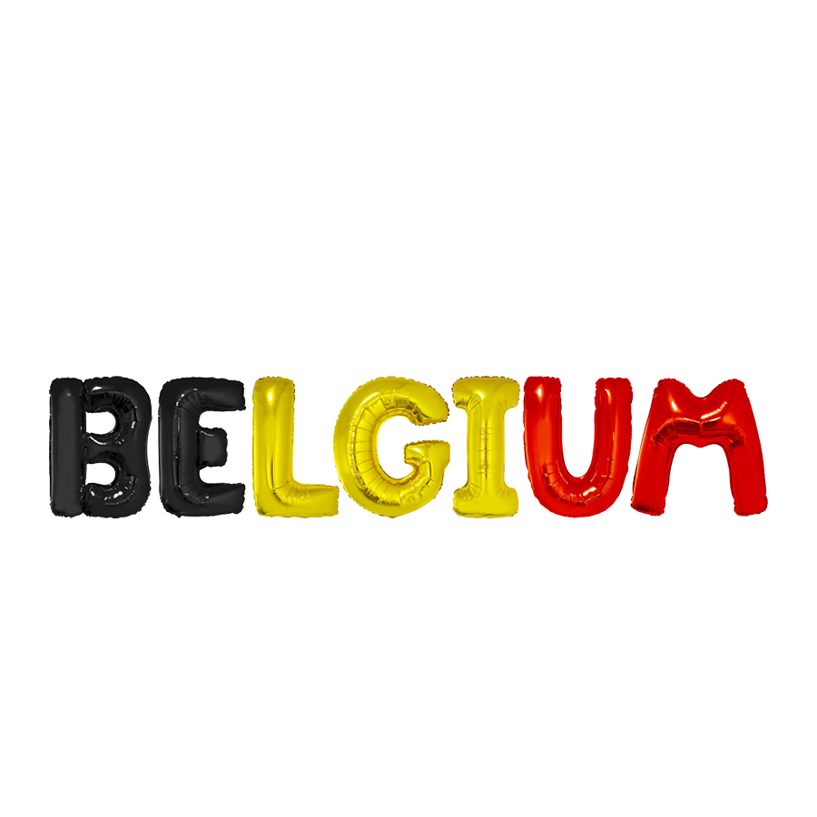 Slinger Ballon Folie Belgium 36cm